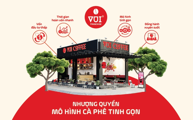 Nhượng quyền cà phê Vui Coffee – Cơ hội khởi nghiệp an toàn cho giới trẻ